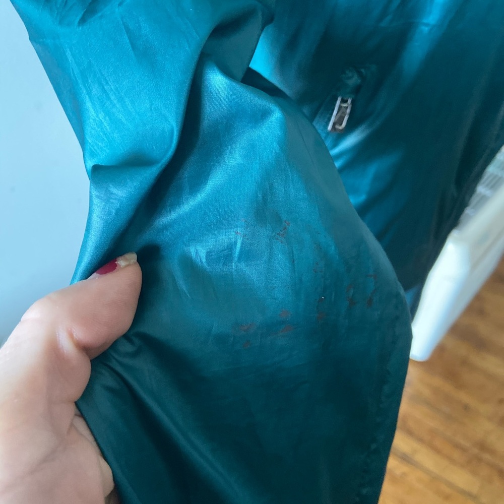 Teal Nike Chevron Windbreaker - Picture 7 of 8